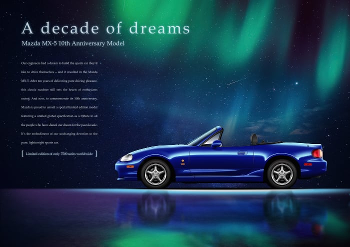 Mazda Roadster Poster